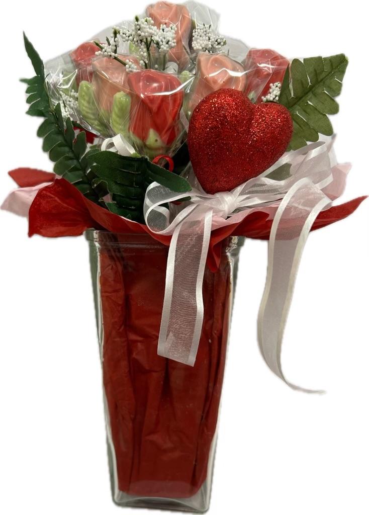 1 Dozen Chocolate Roses