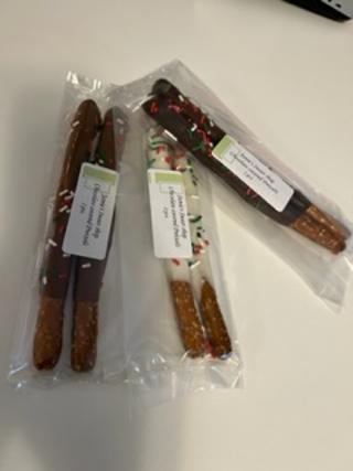 Chocolate Covered Pretzel Rods - 2pk