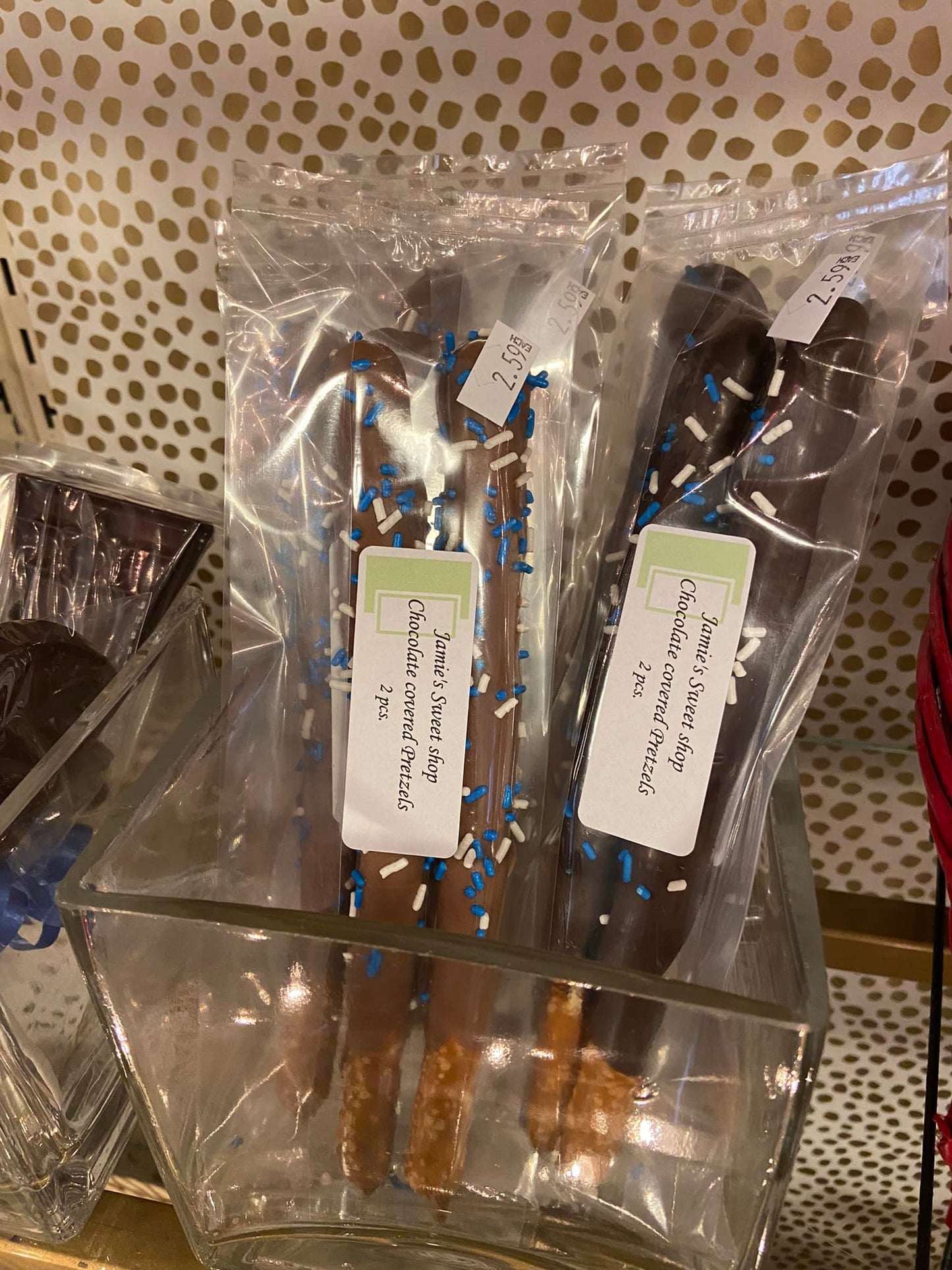 Chocolate Covered Pretzel Rods - 2pk