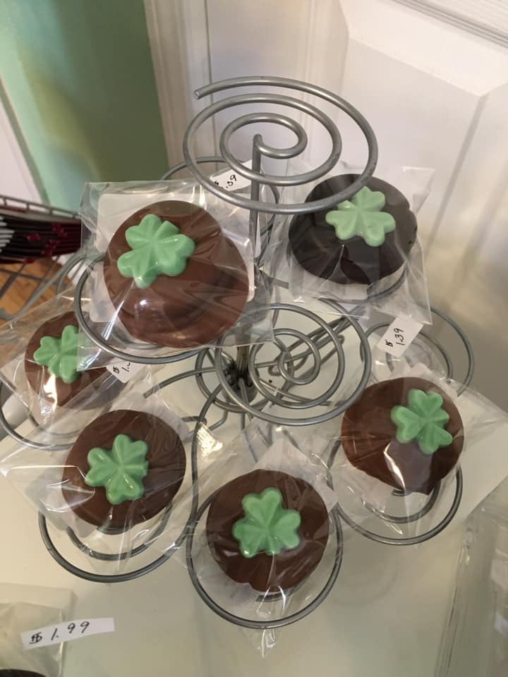 St. Patrick's Day Sandwich cookies