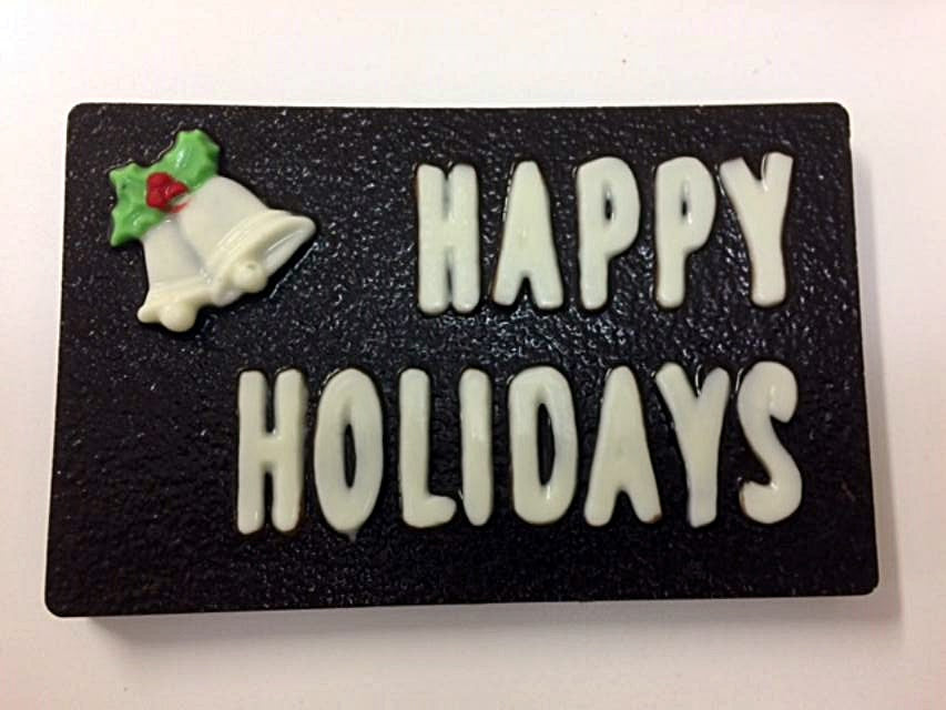 Happy Holidays Large Candy bar