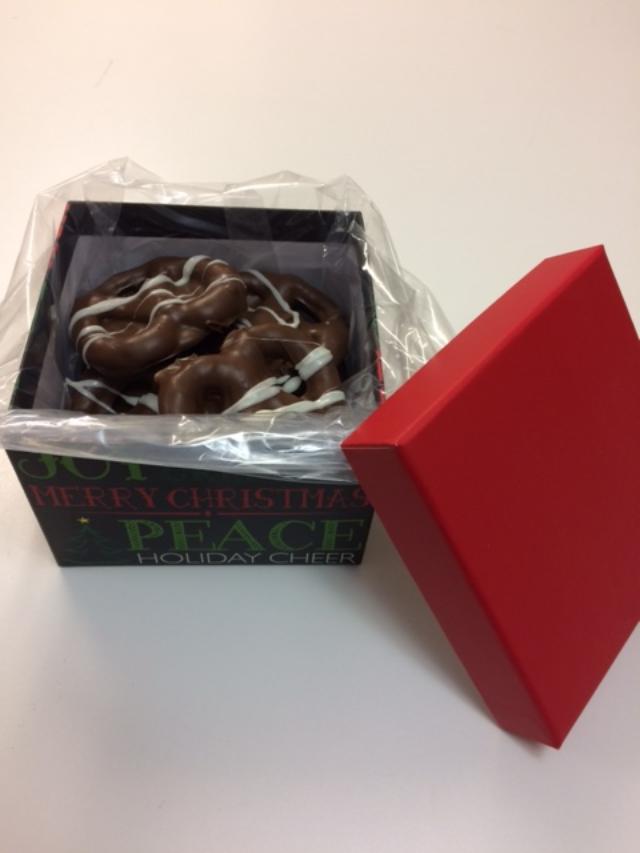 Holiday Boxed Pretzels 10 pc Box