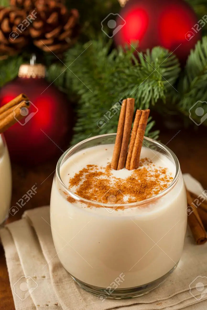 Cinnamon Eggnog Hot Chocolate Bomb