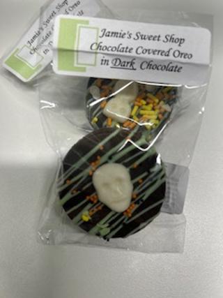 Skull Sandwich Chocolate covered Sandwich cookie