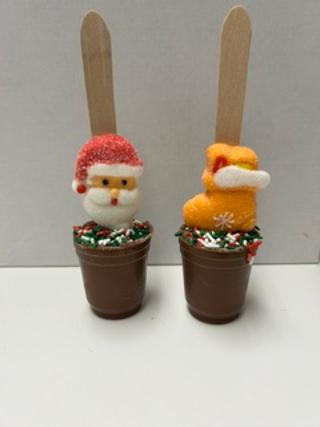 Holiday chocolate bombs