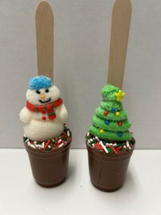 Holiday chocolate bombs