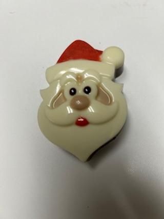 Santa face sandwich cookie