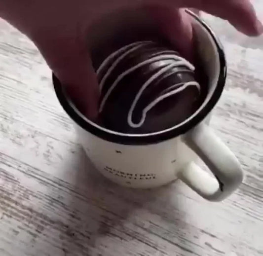 Pumpkin Spice Hot Chocolate Bomb