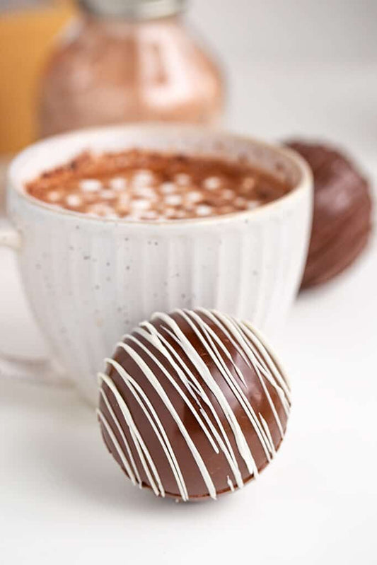 Apple Cinnamon Hot Chocolate Bomb