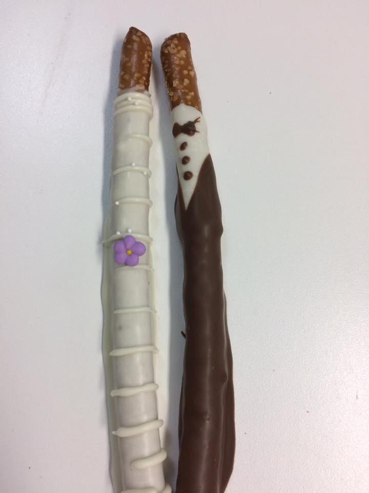 Wedding Pretzel Rods